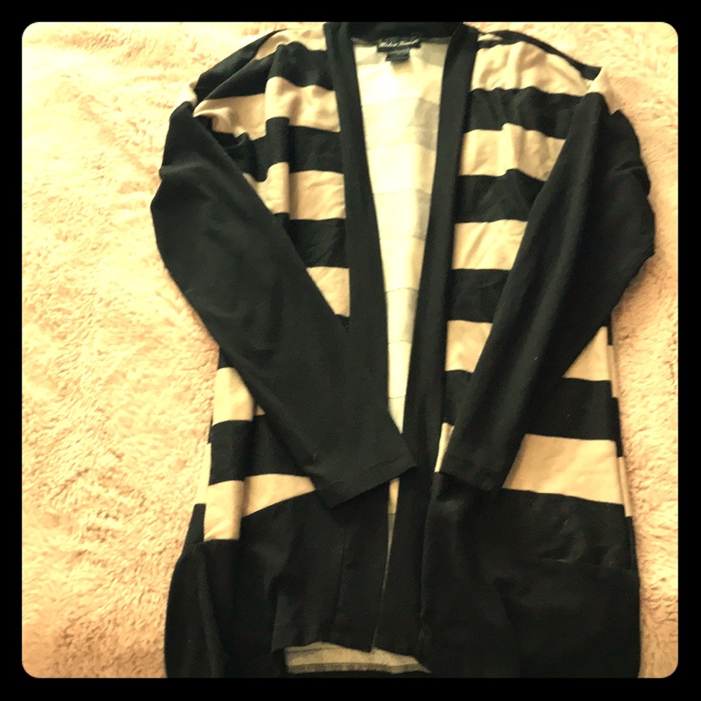 Open front sweater